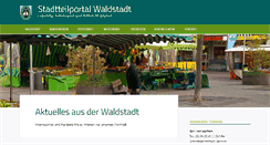 Desktop Screenshot of bv-waldstadt.de