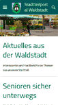 Mobile Screenshot of bv-waldstadt.de